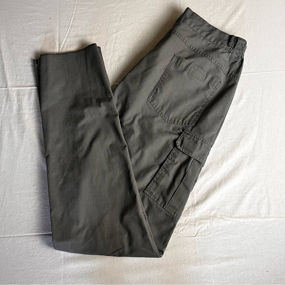 Galls ProTac Force Ripstop Men's Gray Cargo Pants TR2597 36x37 unhemmed